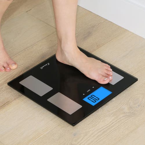 Escali Goal Tracking Body Composition Scale In Black