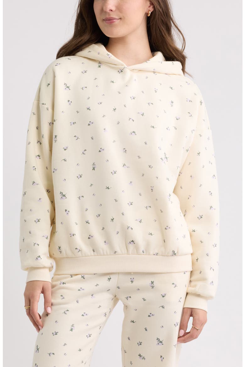 Graphic Hoodie, Main, color, IVORY A- PURPLE M RHEA DITSY