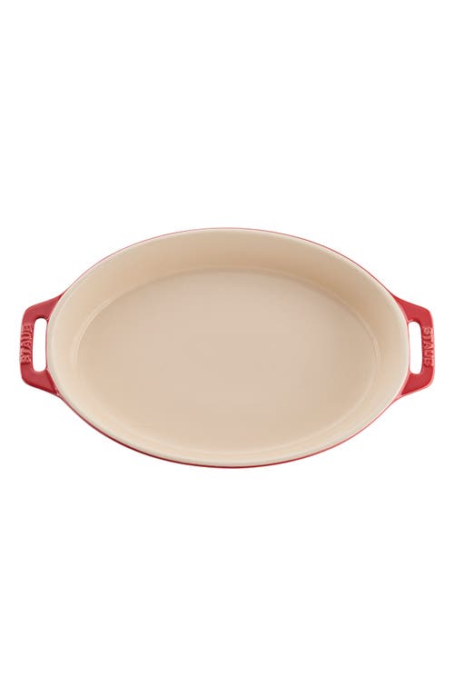Staub Ceramic 2-piece Oval Baking Dish Set