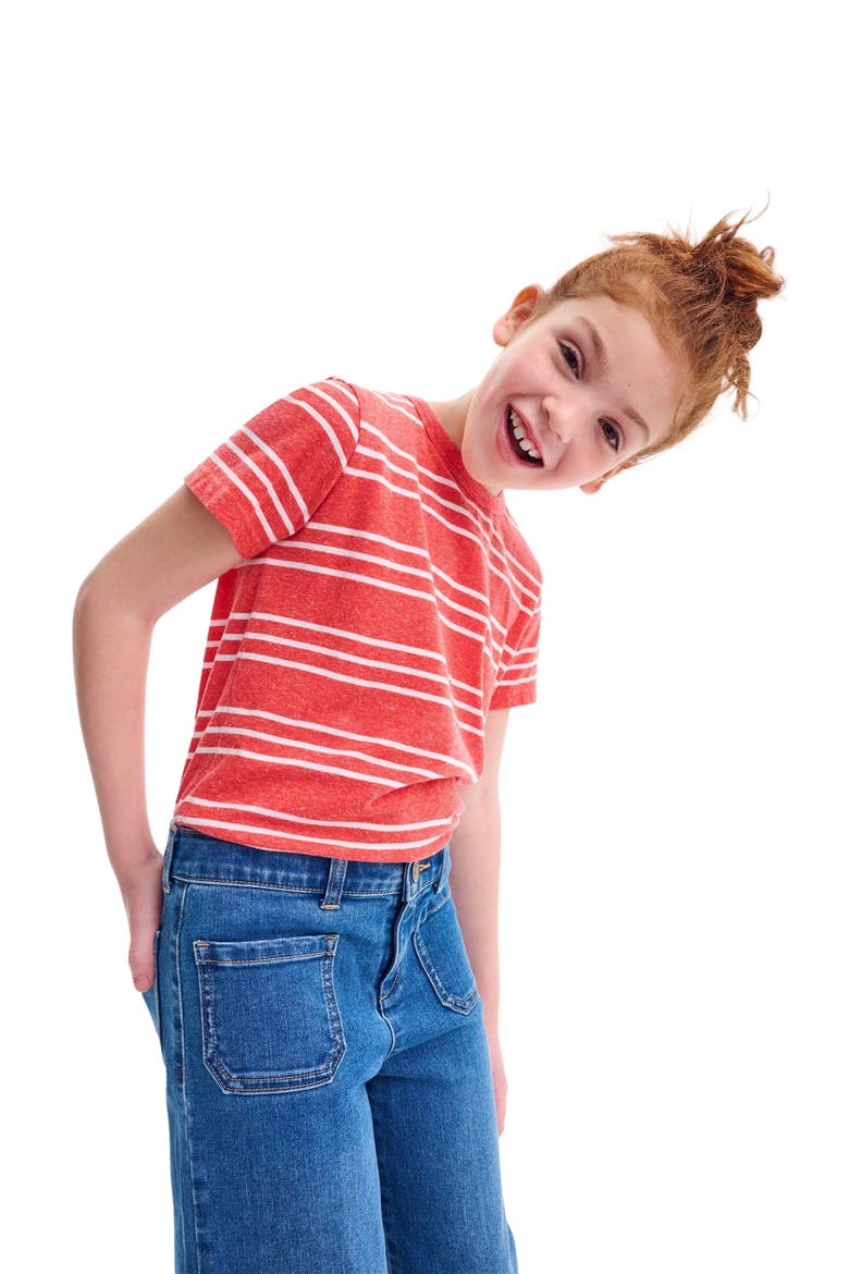 Kids Patch Pocket Jean, Alternate, color, Classic Wash