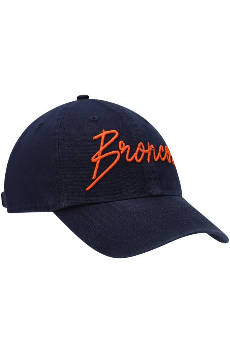 '47 Women's '47 Navy Denver Broncos Vocal Clean Up Adjustable Hat, Alternate, color, 
