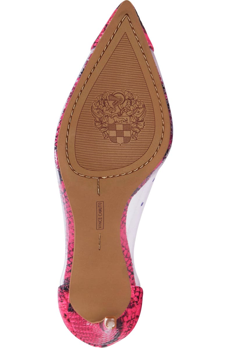 Vince Camuto Poised Cap Toe Clear Pump, Alternate, color,