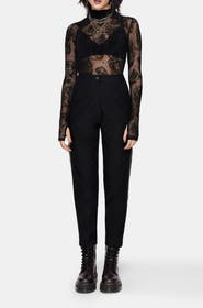 Disturbia Nocturne Tapered Trouser With Chain Trim