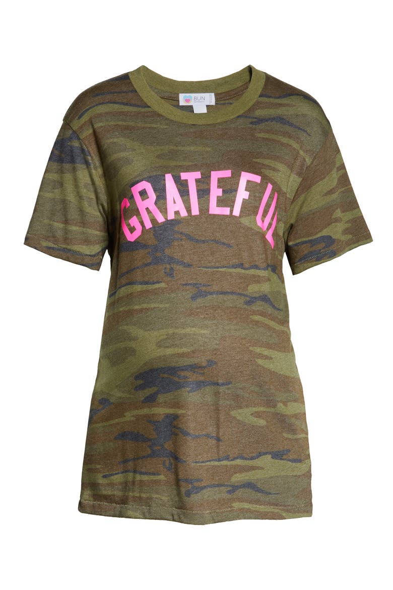 Grateful Camo Maternity Graphic Tee, Alternate, color, CAMO