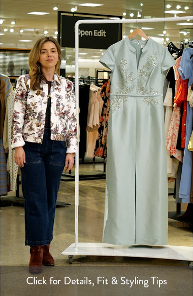 Beaded Embroidery Gown, sales video thumbnail