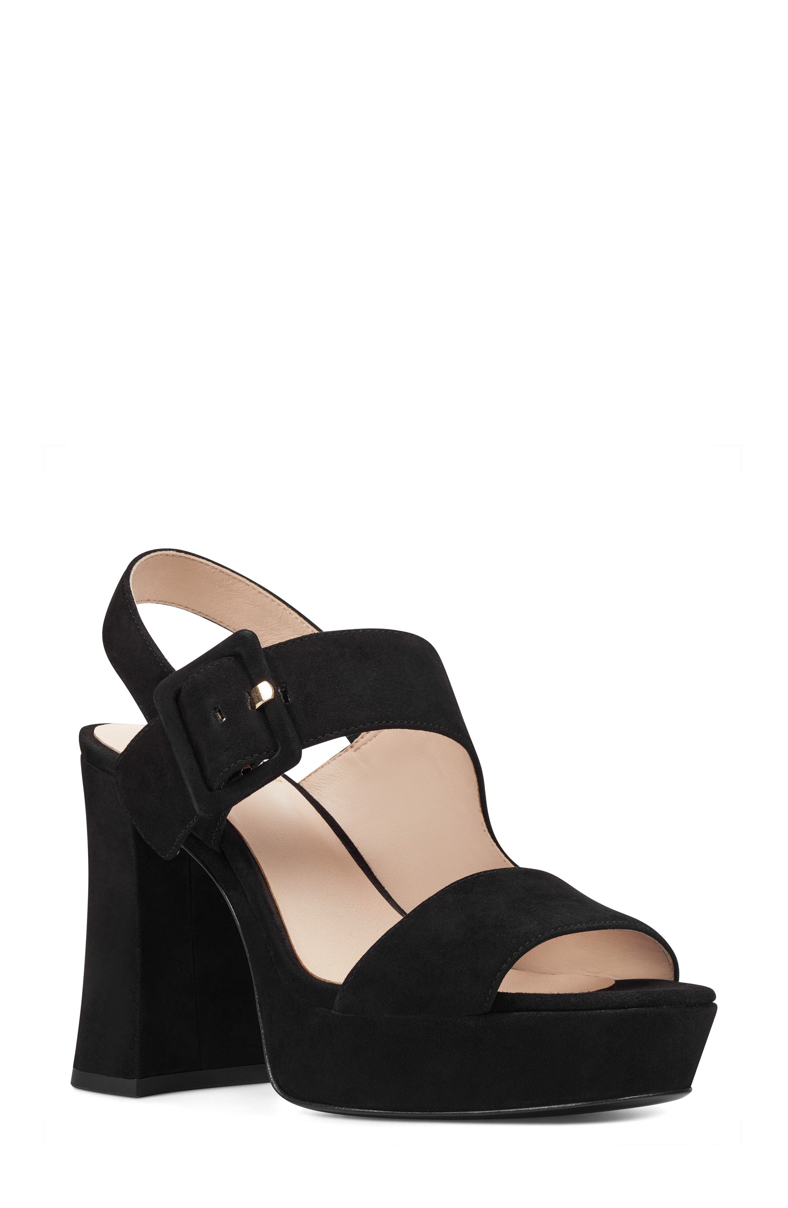 Nine West Lexine - 40th Anniversary Capsule Collection Platform Sandal, Main, color, 
