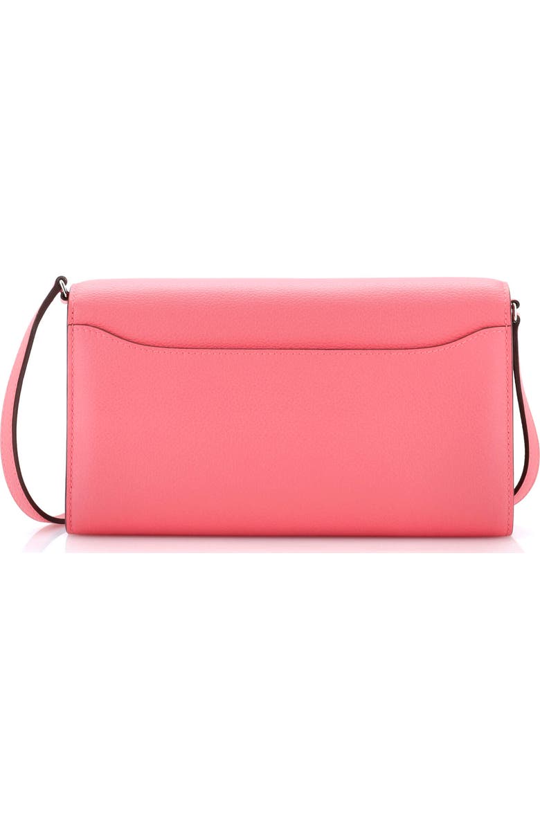 Pre-Owned Hermes Constance To Go Wallet Evercolor, Alternate, color, Rose Azalee