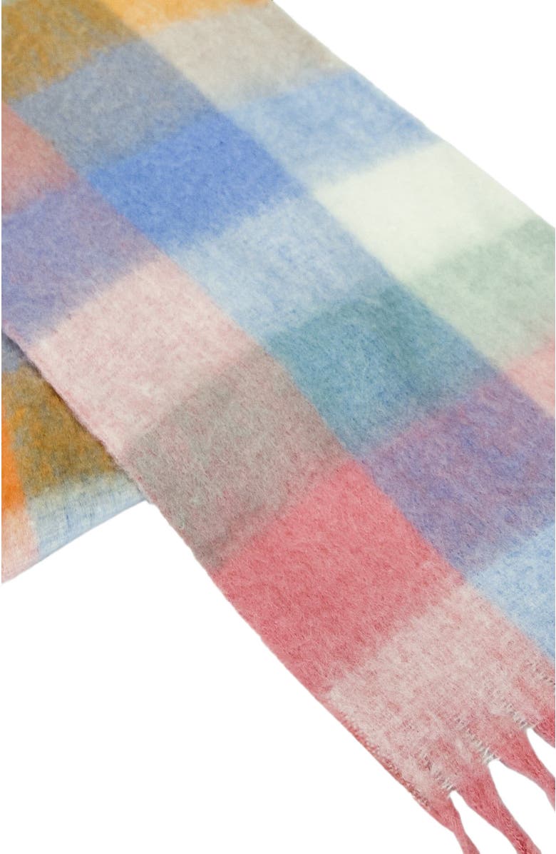 Belle & Bloom Vail Checkered Scarf, Alternate, color, Pink