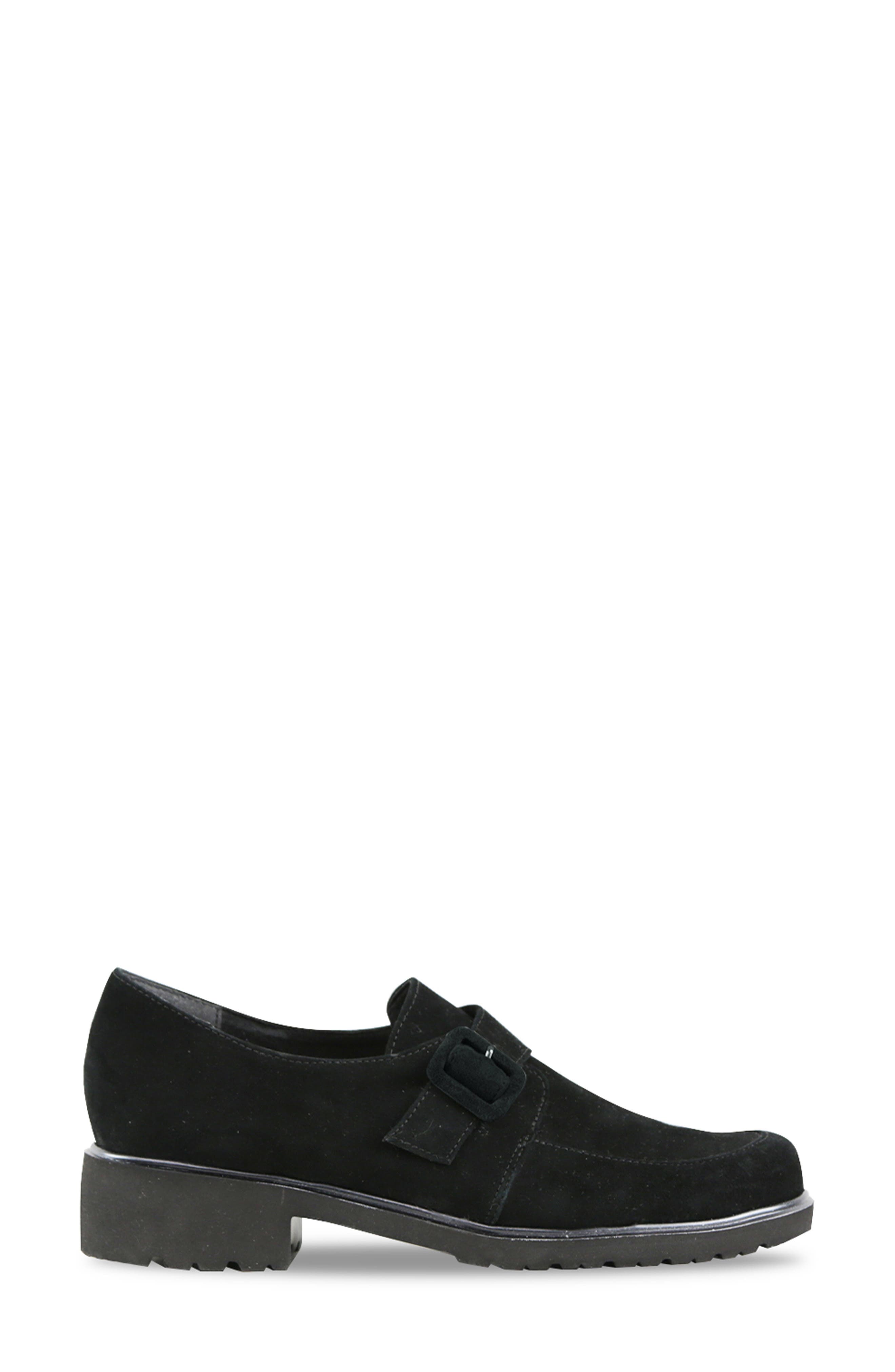 Winslow Monk Strap Loafer, Alternate, color, BLACK