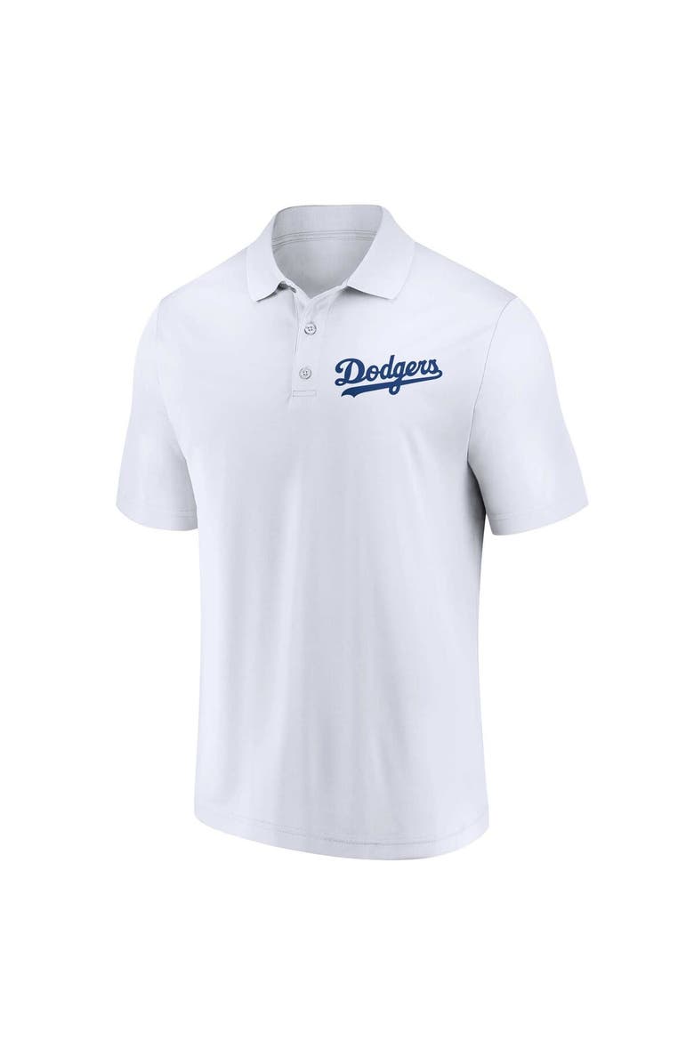 FANATICS Men's Fanatics Branded Royal/White Los Angeles Dodgers Two-Pack Logo Lockup Polo Set, Alternate, color, Royal