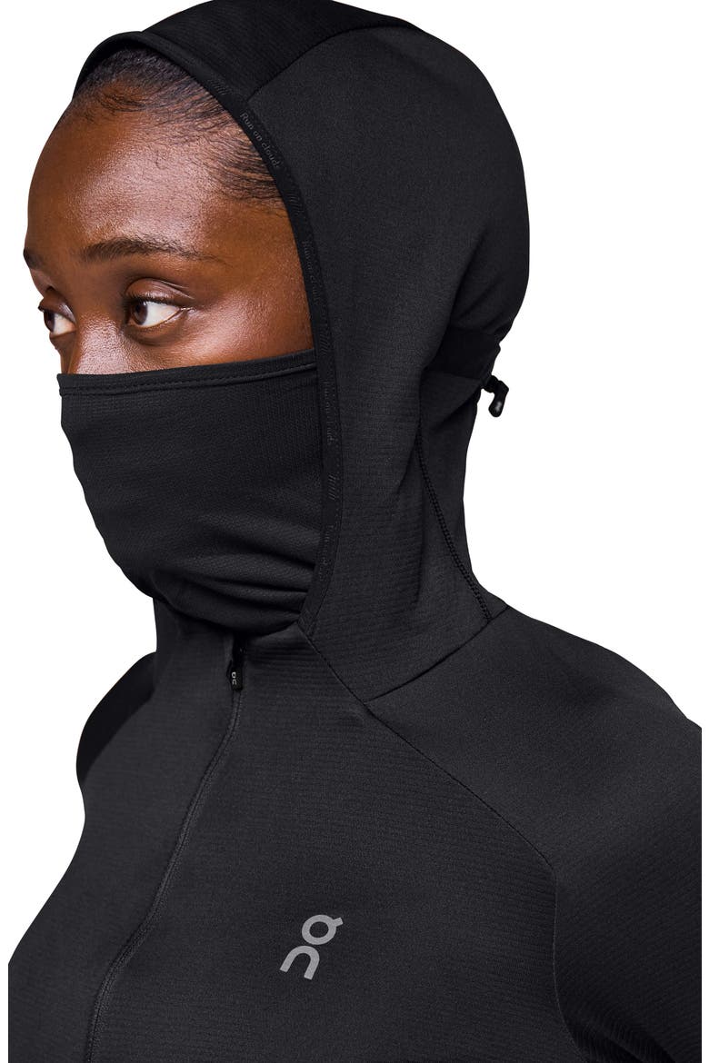 Climate Zip Hoodie, Alternate, color, BLACK