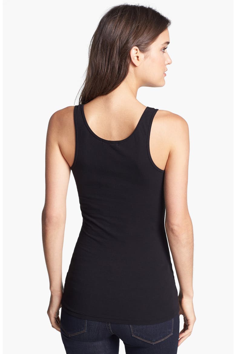 Long Jersey Tank, Alternate, color, BLACK