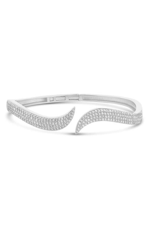 Pavé Curl Cuff Bracelet