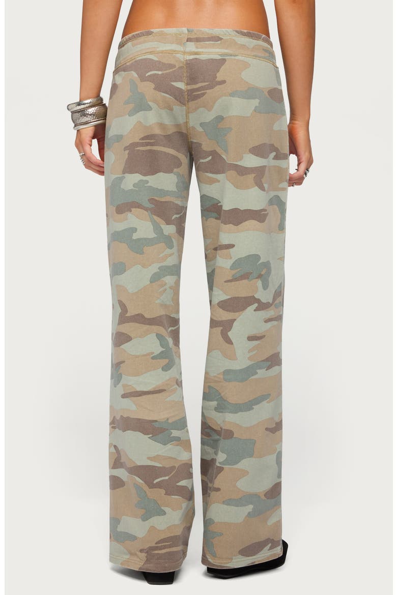 Kenan Straight Leg Camo Sweatpants, Alternate, color, SAGE