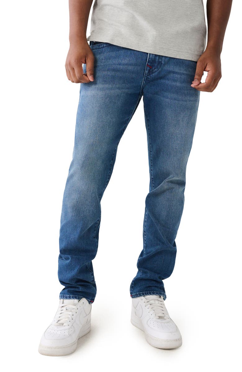 True Religion Brand Jeans Rocco Snap Flap Skinny Leg Jeans, Main, color,