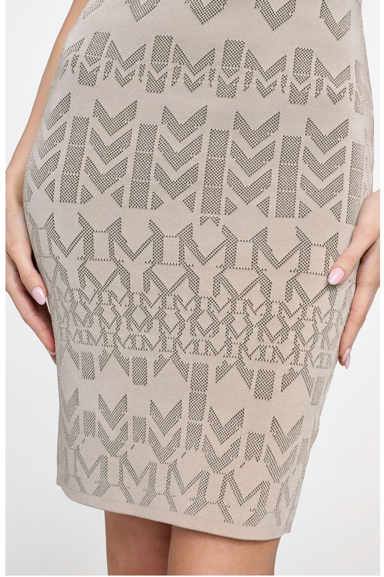 Billie Monogram Jacquard Sweater Dress, Alternate, color, DREAMY MOON