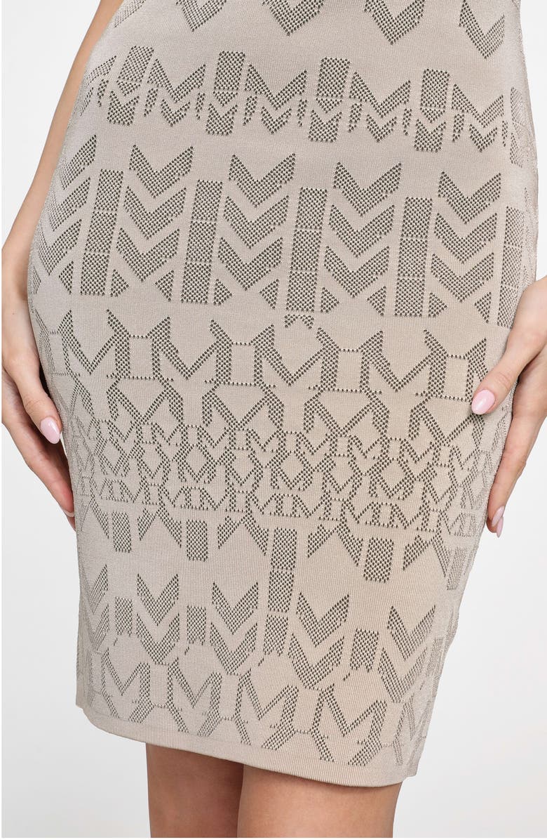 Marciano Billie Monogram Jacquard Sweater Dress, Alternate, color, Dreamy Moon