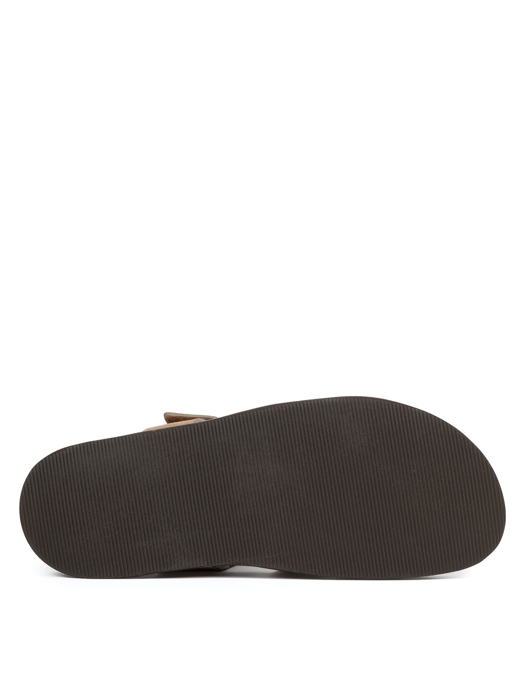 Barry Flat Sandals, Alternate, color, Antelope