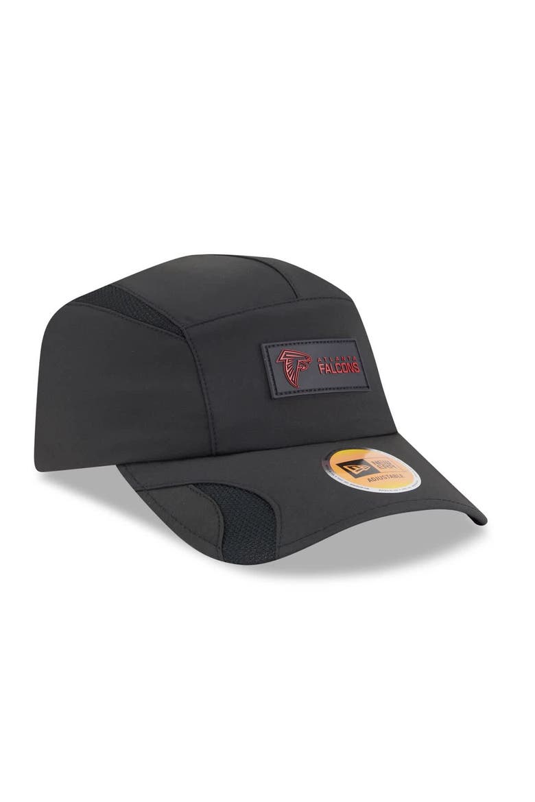 Men's New Era Black Atlanta Falcons 2025 Sideline  Runner Adjustable Hat, Alternate, color, Black