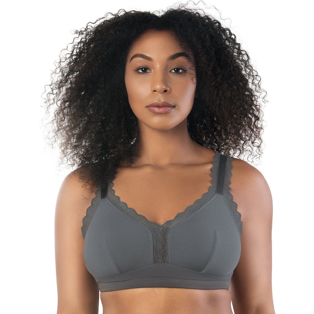 Parfait Dalis Wire Free Bralette In Charcoal