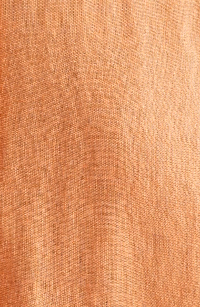 Polo Ralph Lauren Classic Fit Linen Button-Down Shirt, Alternate, color, Pompano Orange