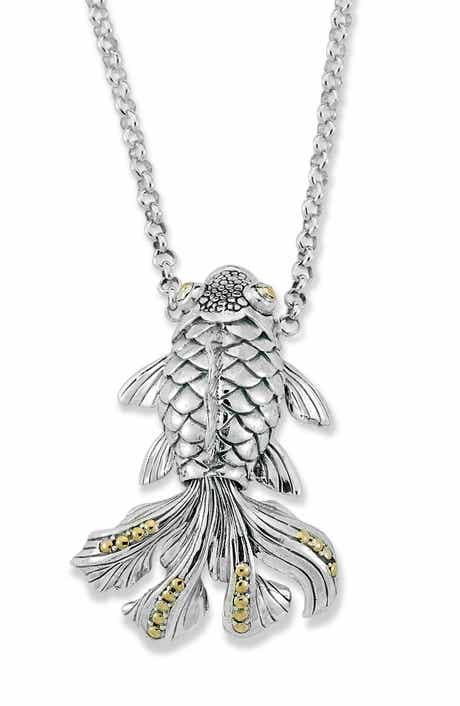 SAMUEL B. Koi Fish Pendant Necklace