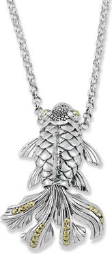 SAMUEL B. Koi Fish Pendant Necklace