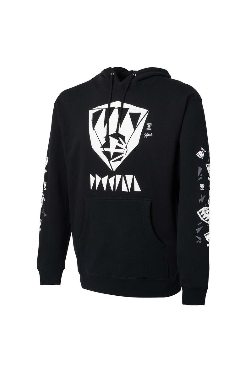 Men's NBA x Naturel Black Brooklyn Nets No Caller ID Pullover Hoodie, Alternate, color, Black