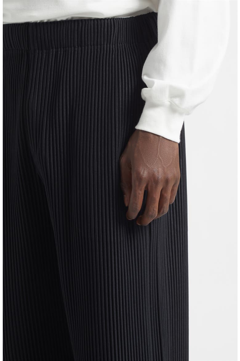Monthly Colors May Pleated Crop Pants, Alternate, color, BLACK