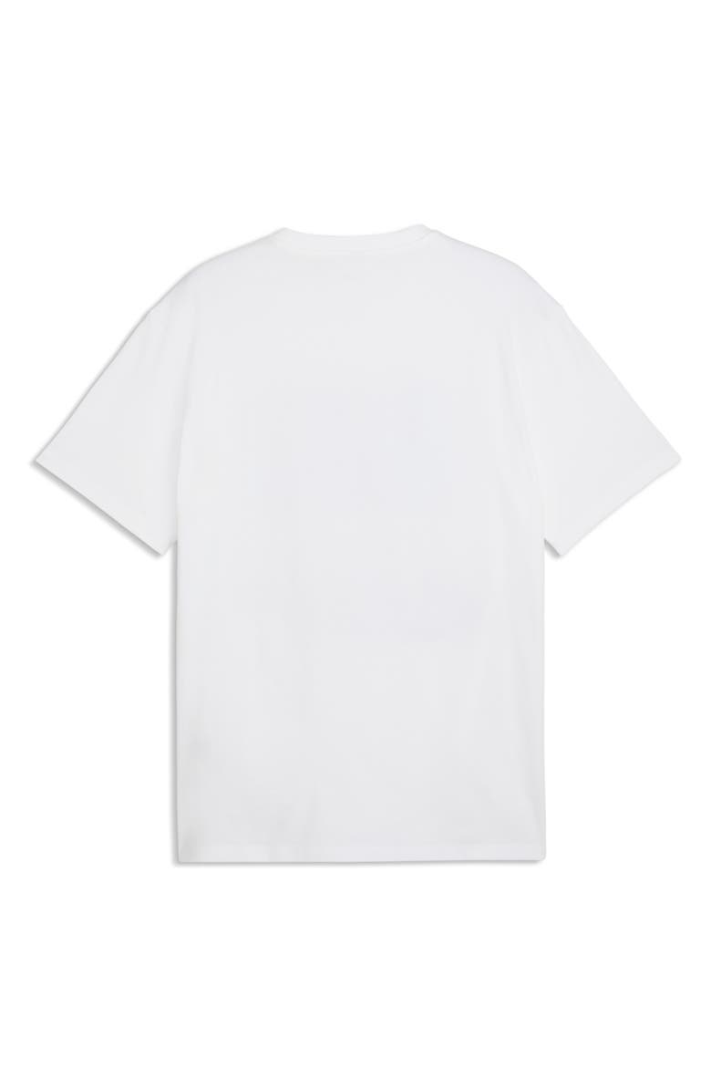 PUMA Scuderia Ferrari Tribes Cotton Graphic T-Shirt, Alternate, color, Puma White