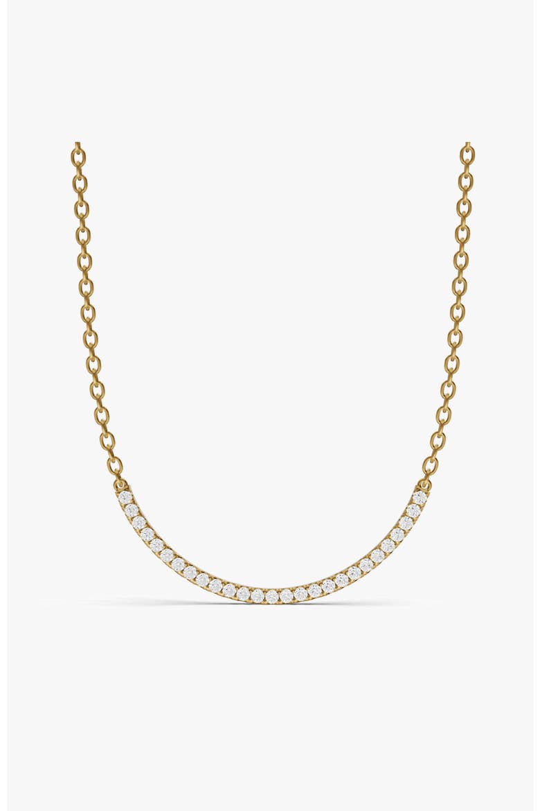 14K Gold 0.5 ct Round Lab Grown Diamond Smiley Pendant, Main, color, Yellow Gold