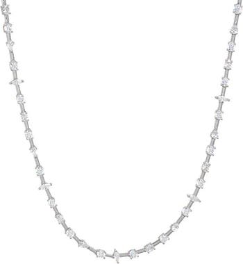 BY ADINA EDEN CZ Multi Shape Wired Tennis Necklace | Nordstrom