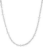 BY ADINA EDEN CZ Multi Shape Wired Tennis Necklace