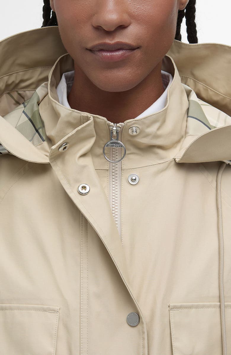 Barbour Khai Waterproof Hooded Raincoat, Alternate, color, 