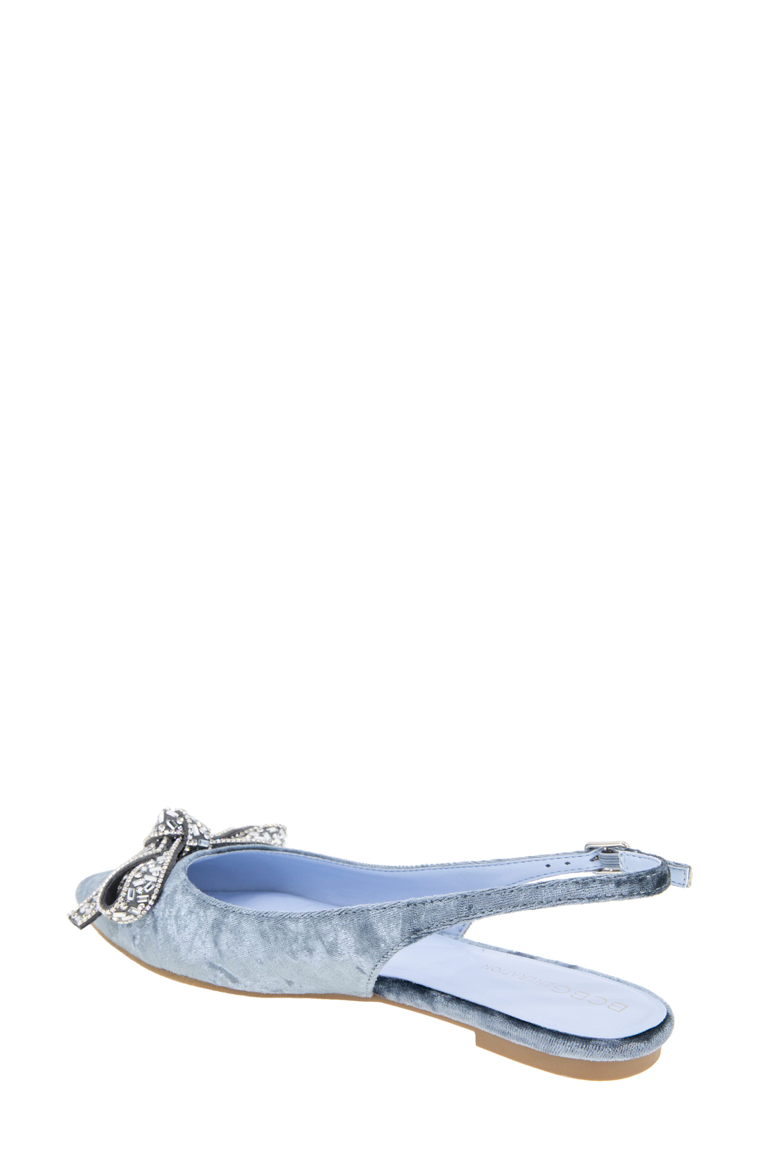 BCBGeneration Katly Slingback Pointed Toe Flat, Alternate, color, Skyway
