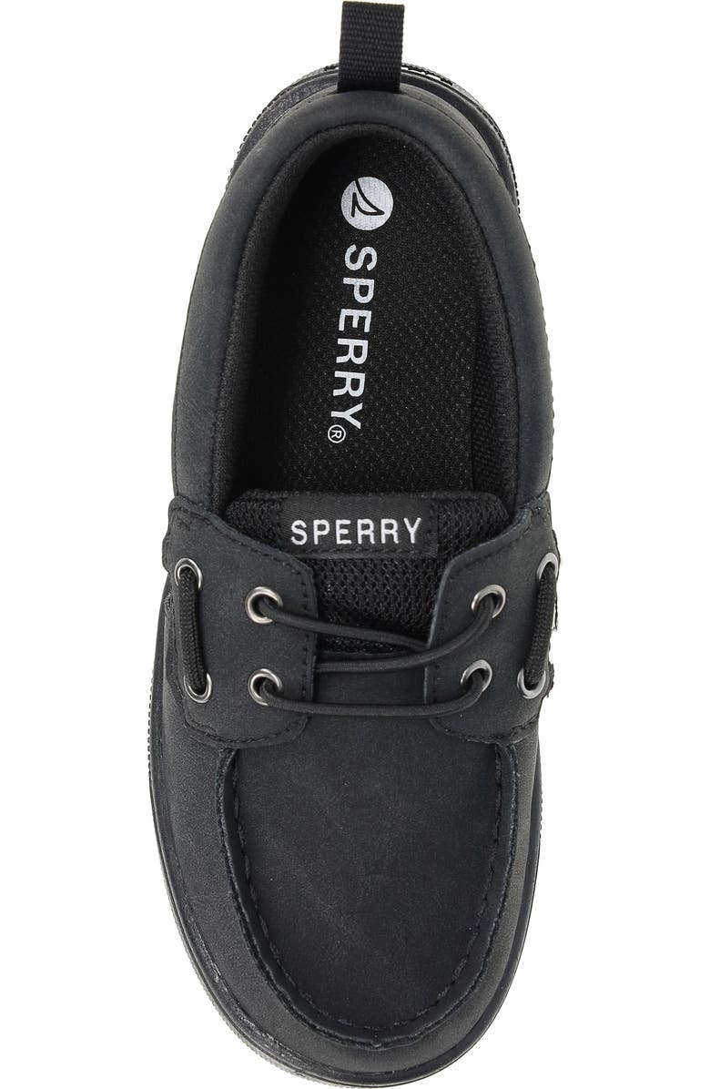 SPERRY TOP-SIDER<sup>®</sup> Kids' Banyan Boat Shoe, Alternate, color, Black