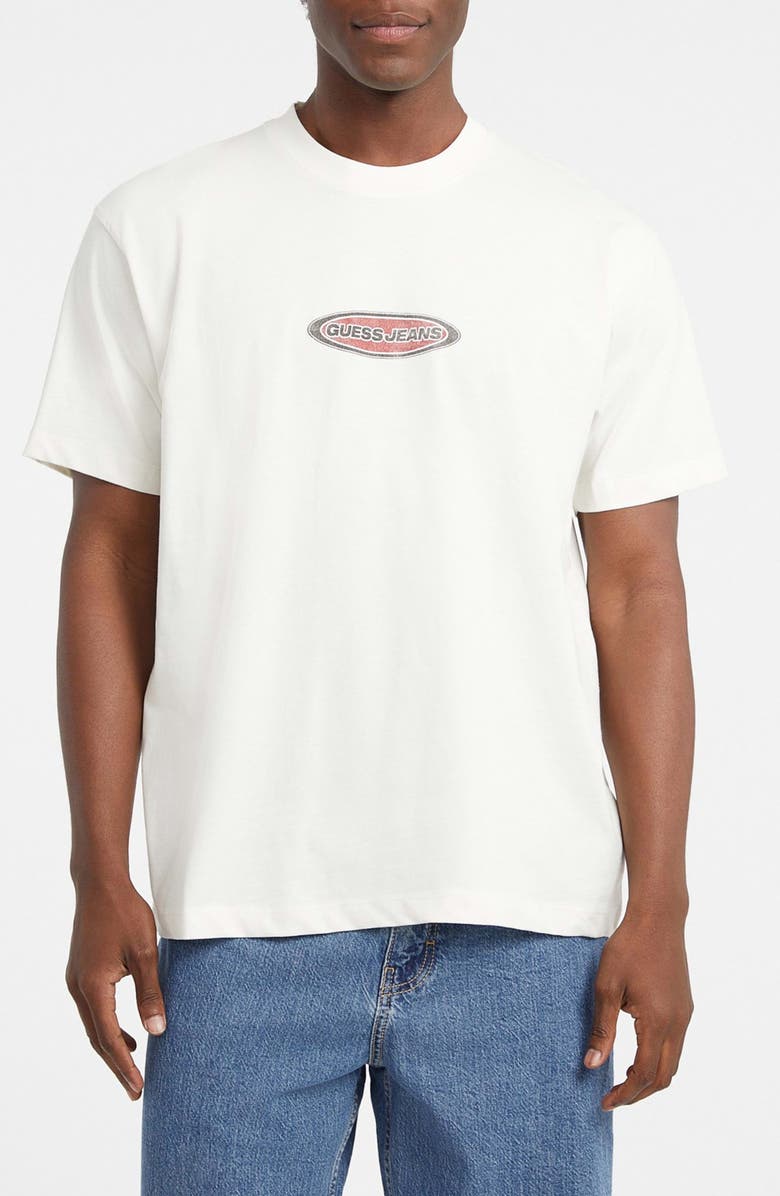 GUESS JEANS Logo Graphic T-Shirt, Main, color, 