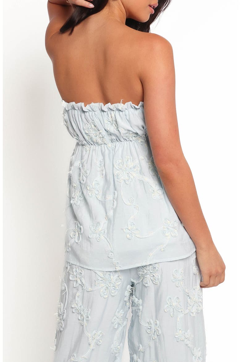 Robin Strapless Top, Alternate, color, PALE BLUE