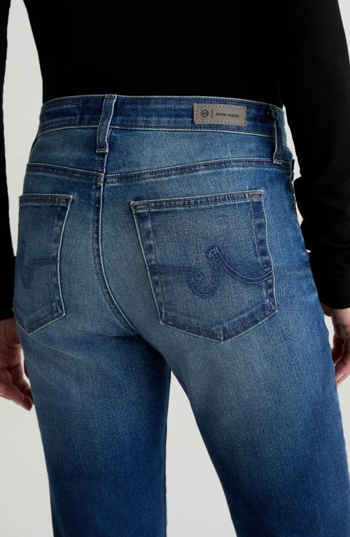 Ag Farrah Mid Rise Bootcut Jeans In Blue