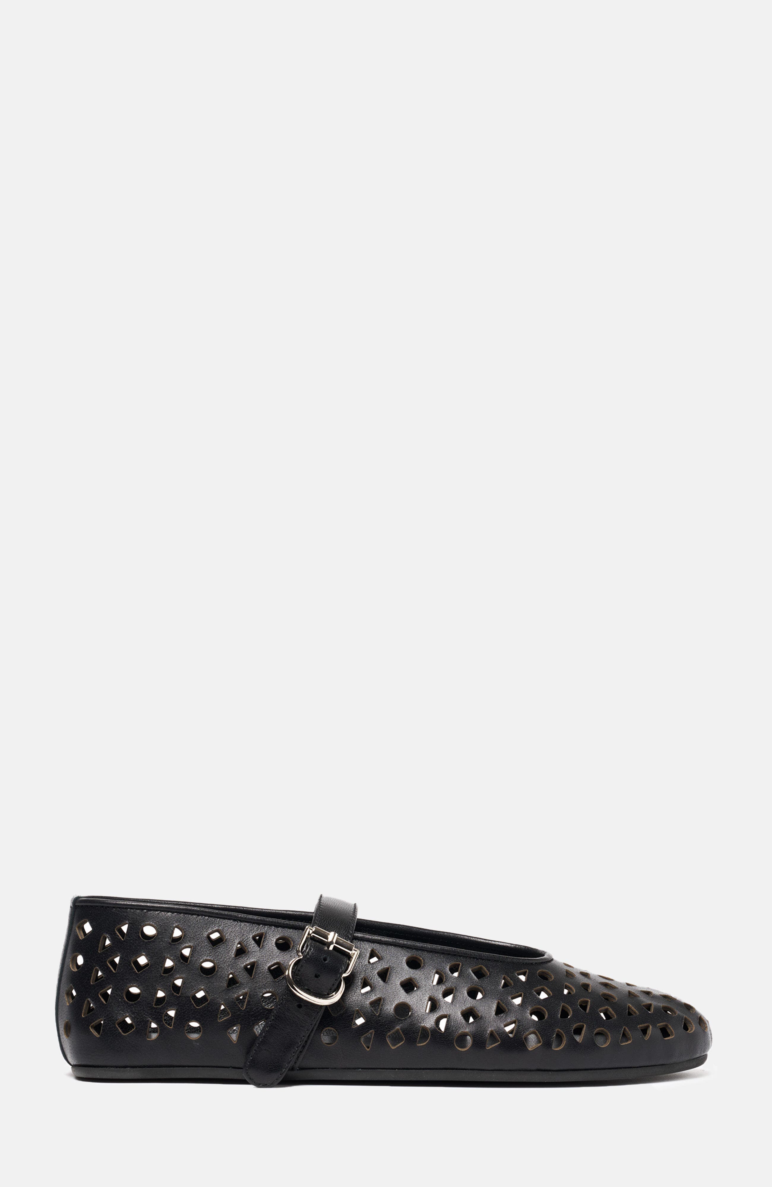 SCAROSSO Evelyn Ballerinas, Alternate, color, Black - Calf