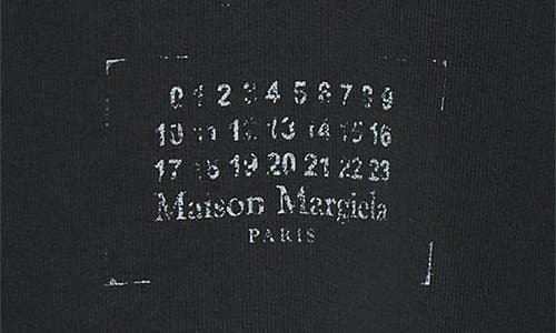 Maison Margiela Men's Charcoal Cotton Sweatshirt In Washed Black