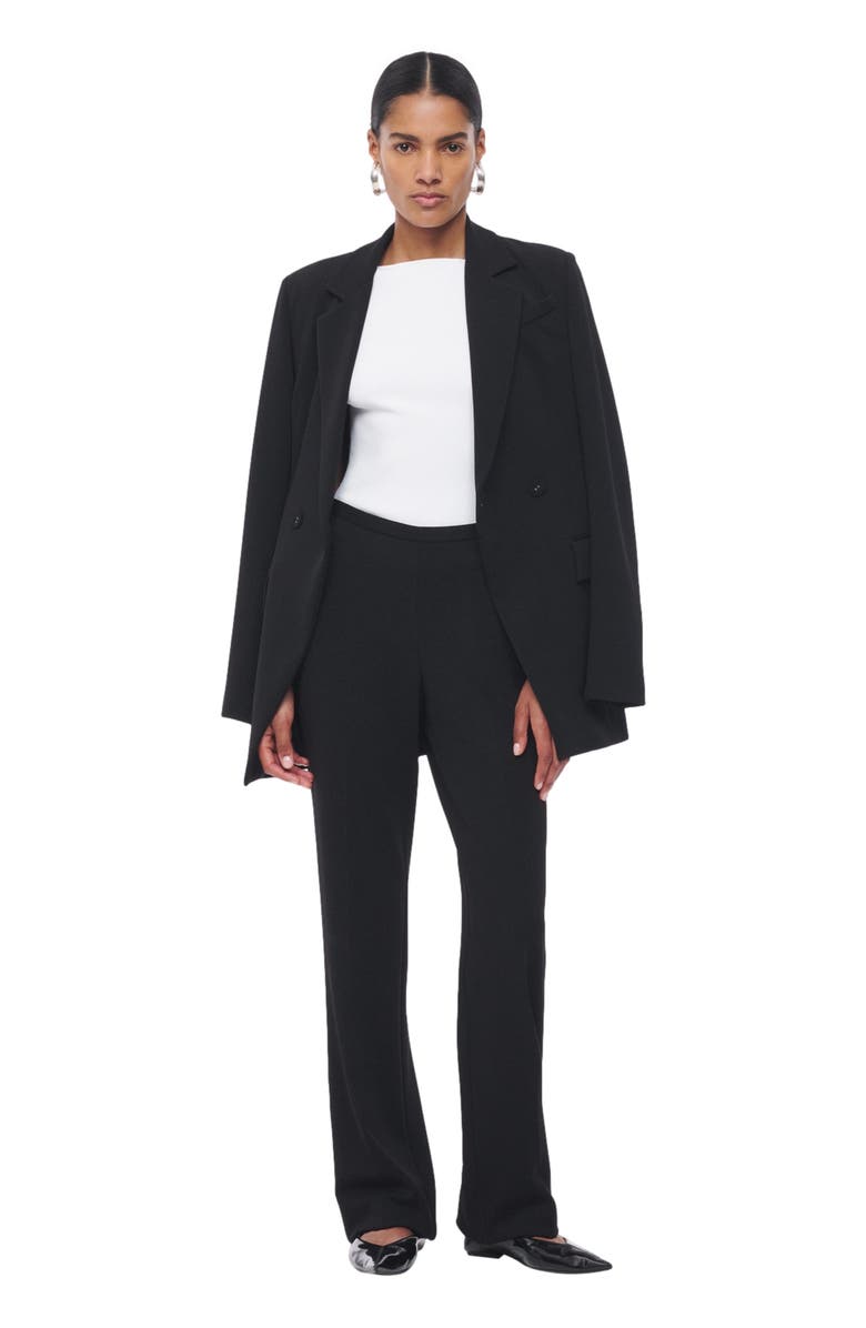 Another Tomorrow JERSEY PANT, Alternate, color, Black