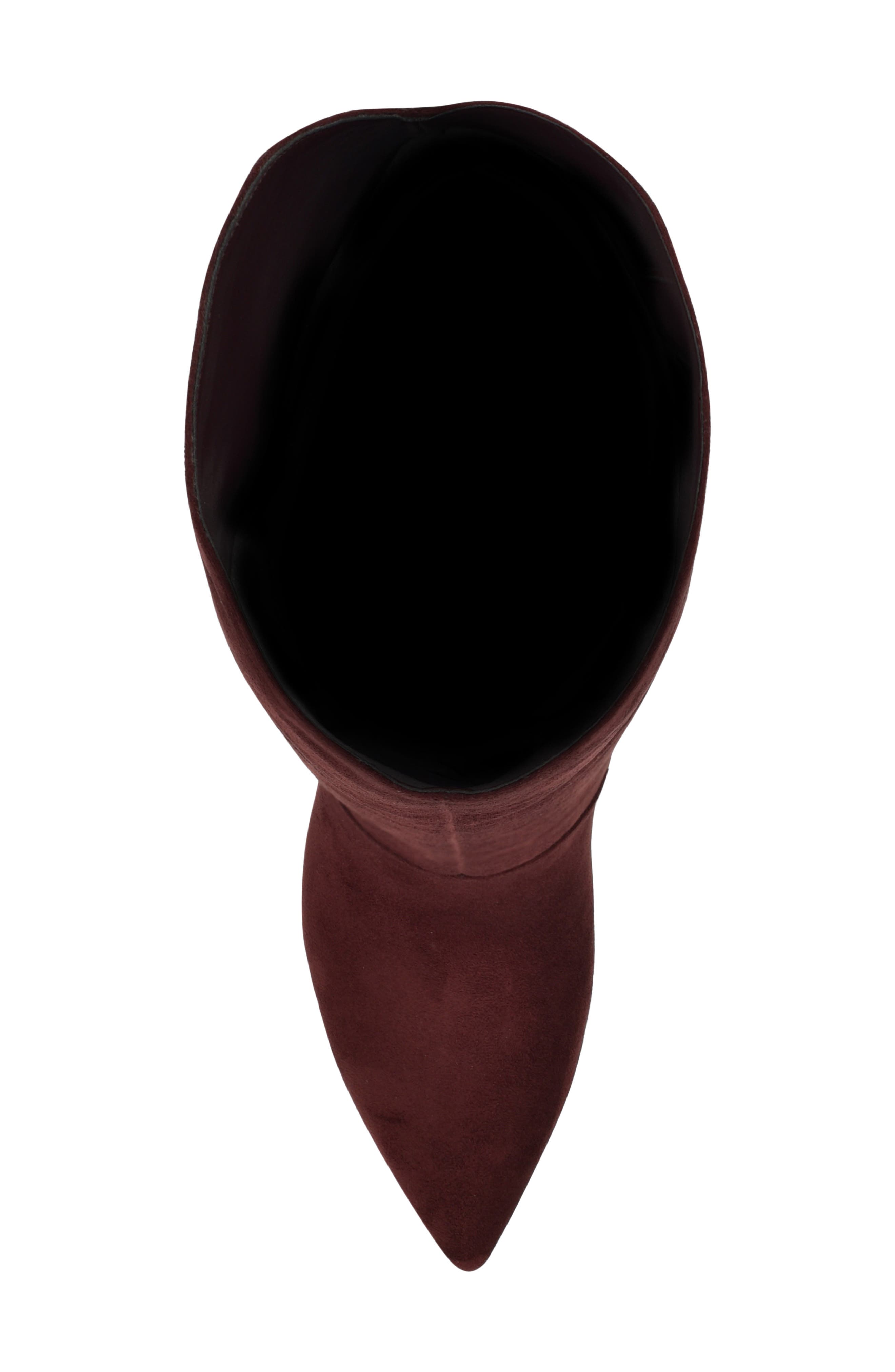 Razla Pointed Toe Boot, Alternate, color, DARK RED