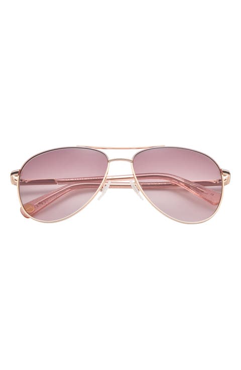 57mm Aviator Sunglasses