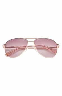 Ted Baker London 57mm Aviator Sunglasses