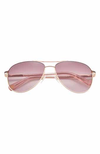 Ted Baker London 57mm Aviator Sunglasses