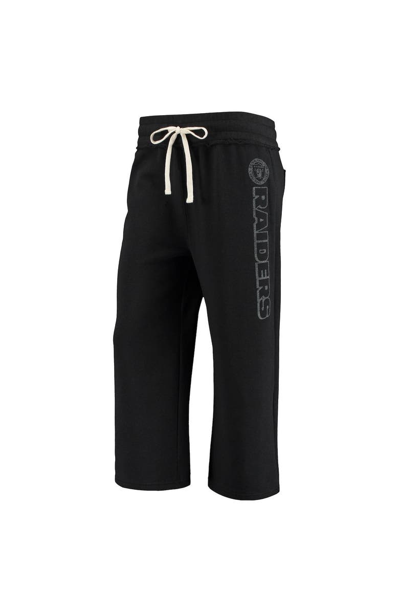 Junk Food Women's Junk Food Black Las Vegas Raiders Cropped Pants, Alternate, color, Black