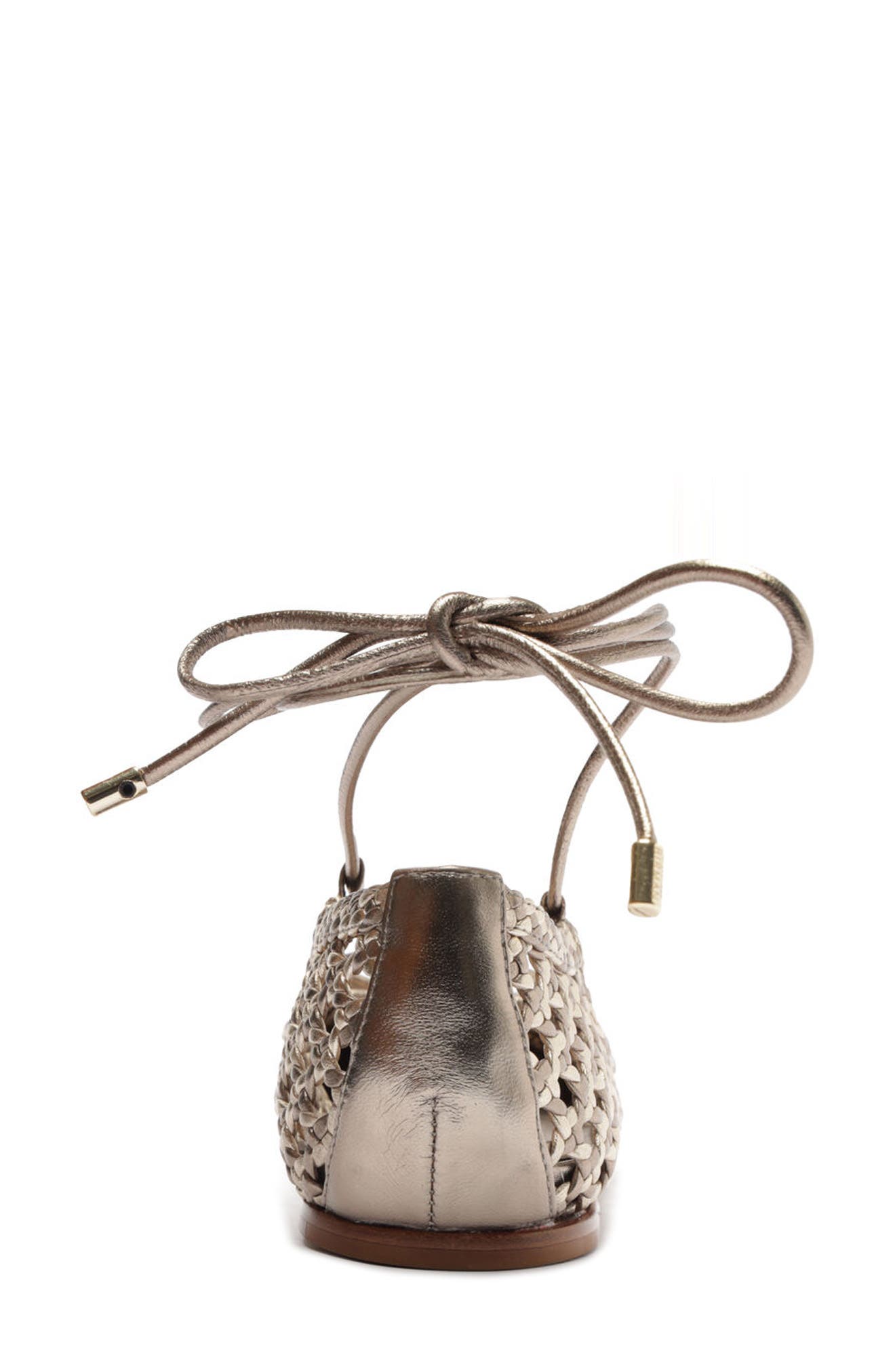 Alexandre Birman Ballerina Tresse Flat, Alternate, color, 