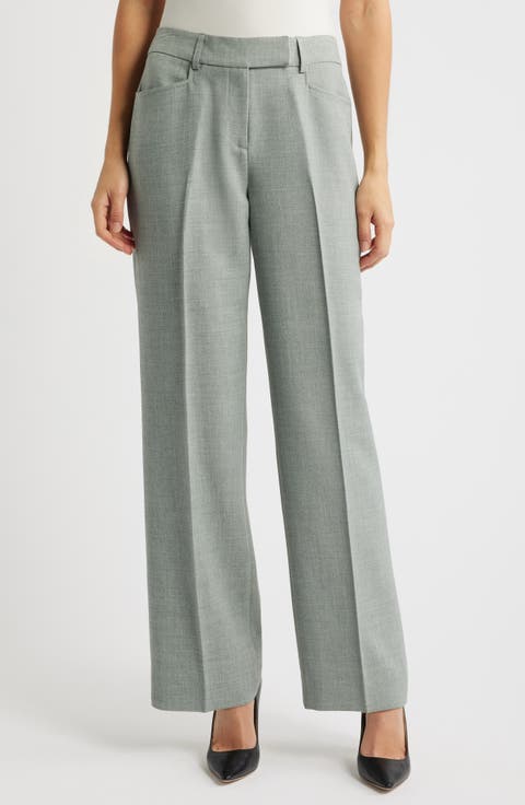 Women's Green Straight-Leg Pants | Nordstrom