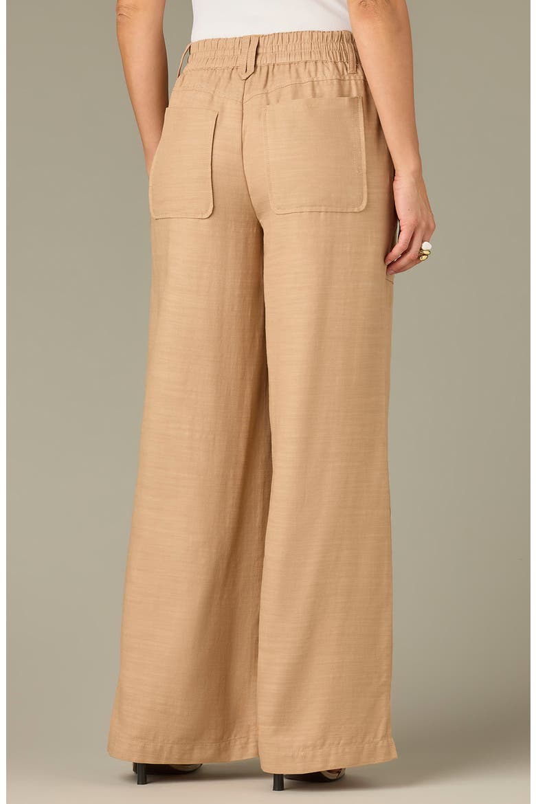 Skyrise Wide Leg Pants, Alternate, color, WARM SAND